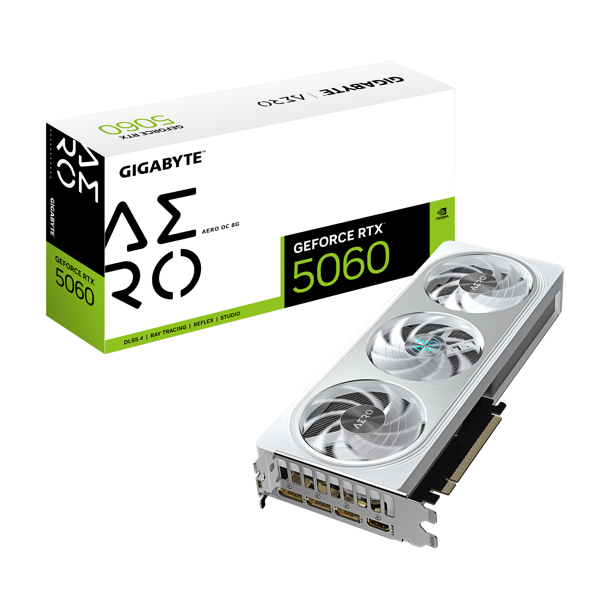 Видеокарта GIGABYTE GV-N5060AERO OC-8GD