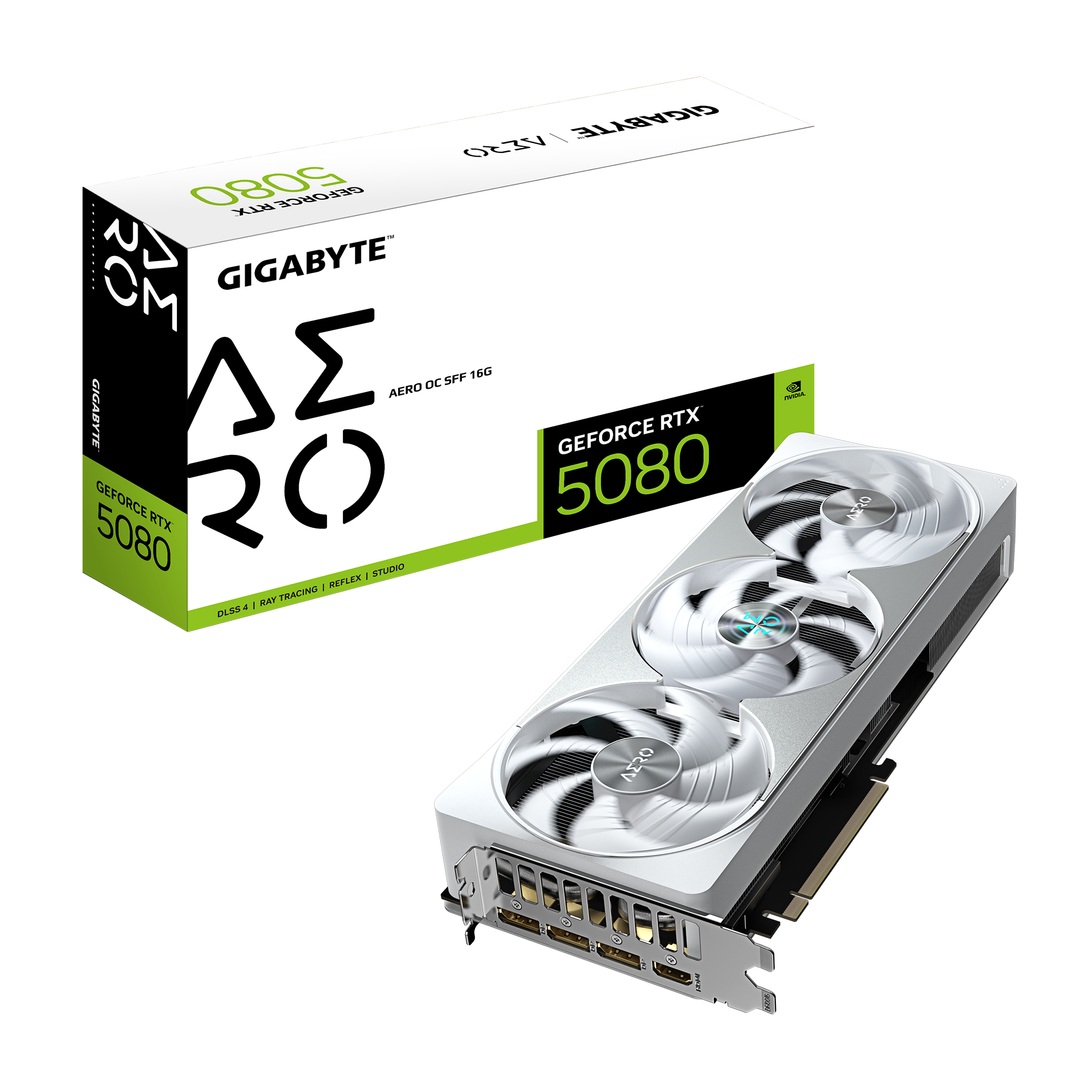 Видеокарта GIGABYTE GV-N5080AERO OC-16GD